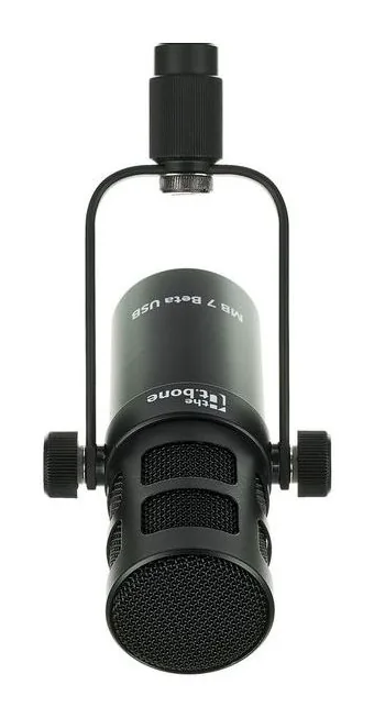 the t.bone MB 7 Beta USB, hållaren och fästet