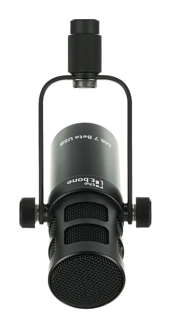 the t.bone MB 7 Beta USB Podcast Bundle, XLR-kontakten i botten