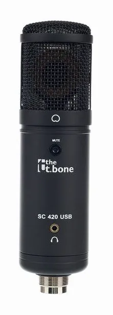 the t.bone SC 420 USB Podcast Bundle, huset sett från sidan