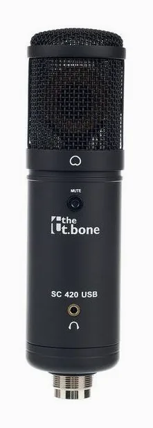 the t.bone SC 420 USB Podcast Pro Bundle, gallret framifrån