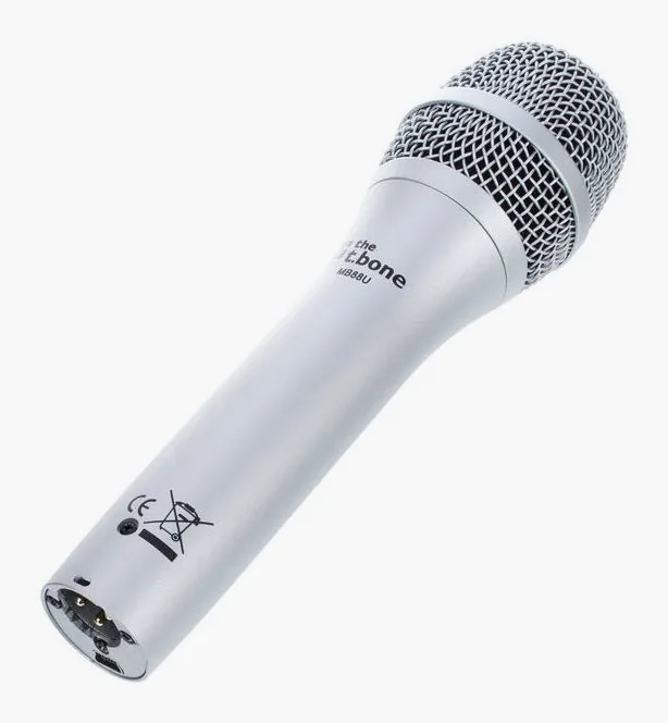 the t.bone MB 88U Dual, mikrofonkorgen på nära håll