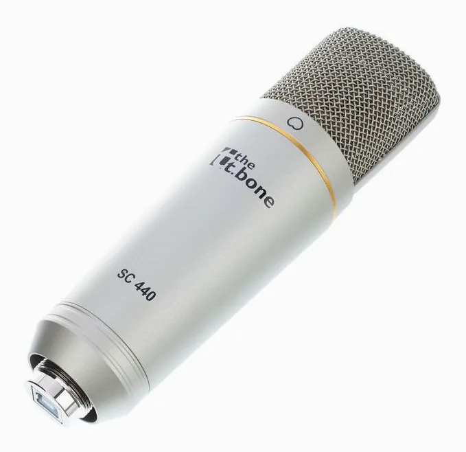the t.bone SC 440 USB, huset sett från sidan