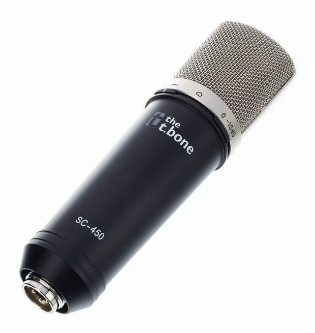 the t.bone SC 450 Stereoset, XLR-kontakten i botten
