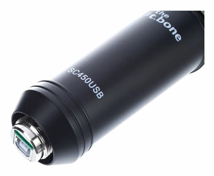 the t.bone SC 450 USB, XLR-kontakten i botten