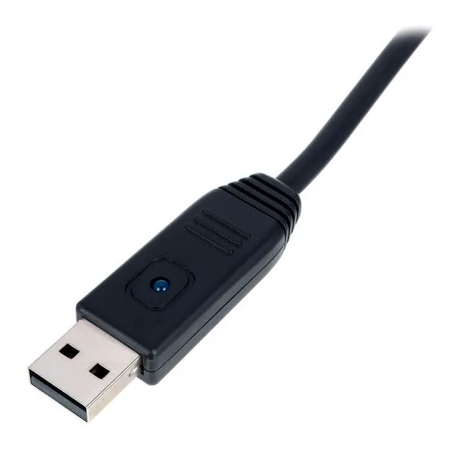 the t.bone USB 1G, frontpanelen med rattarna