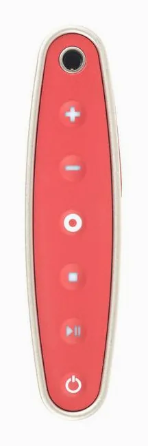 Tula Microphones Tula Mic Red, mikrofonkorgen på nära håll