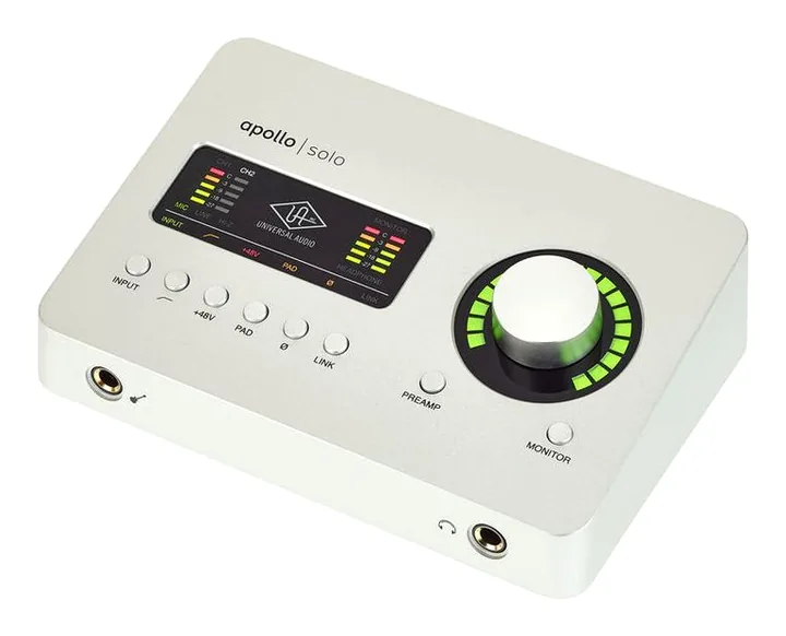 Universal Audio Apollo Solo USB Heritage Ed., höljet sett från sidan