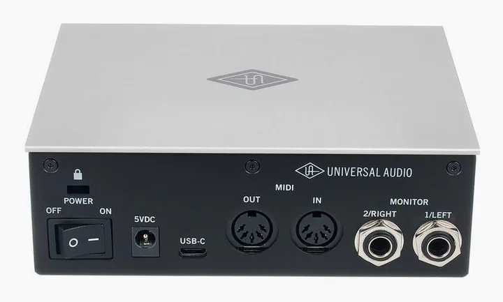 Universal Audio Volt 1 USB Recording Studio, frontpanelen med rattarna