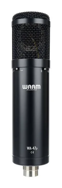 Warm Audio WA-47jr Black, gallret framifrån