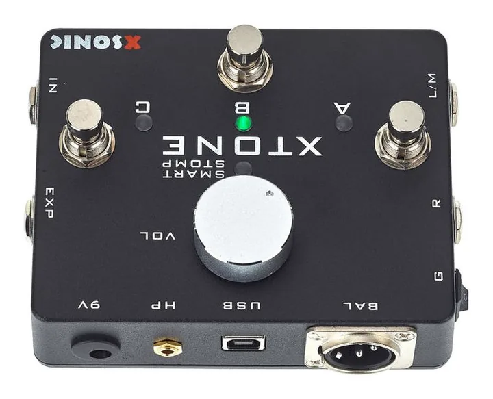 Xsonic Xtone Interface/Foot Control, ovansidan av lådan