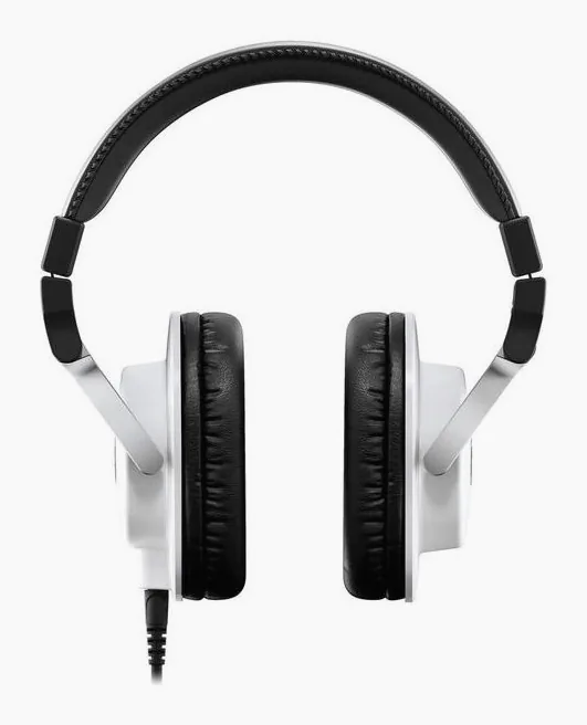 Yamaha HPH-MT5W, öronkuddarna på nära håll