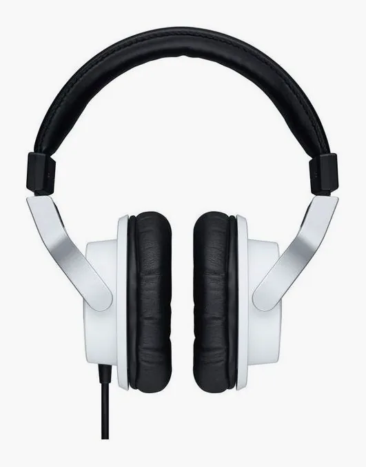Yamaha HPH-MT7 White, den hopfällda modellen