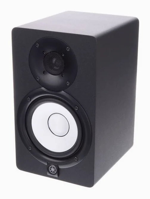 Yamaha HS 5 Stand Bundle, loggan och ytan
