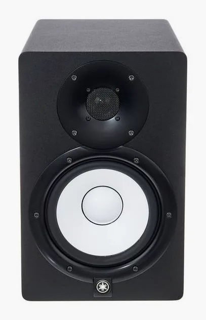 Yamaha HS 7 Stand Bundle, knapparna på bakpanelen