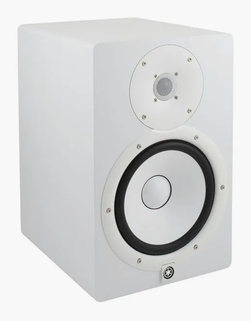 Yamaha HS 8 W Bundle, loggan och ytan