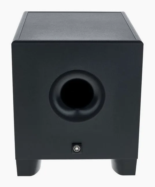 Yamaha HS 8S, baksidan med anslutningarna