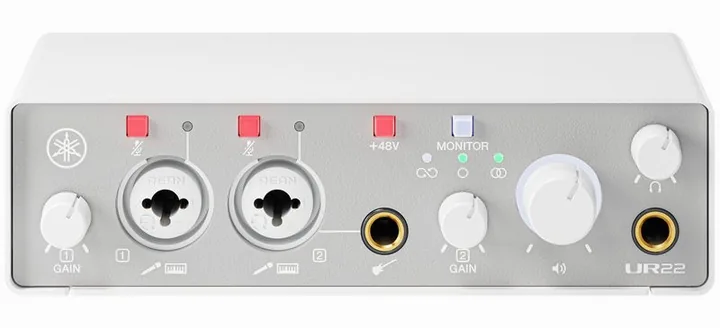 Yamaha UR22 MK3 White, ovansidan av lådan