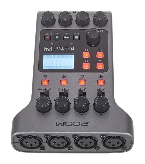 Zoom PodTrak P4 BTA-2 Bundle, höljet sett från sidan